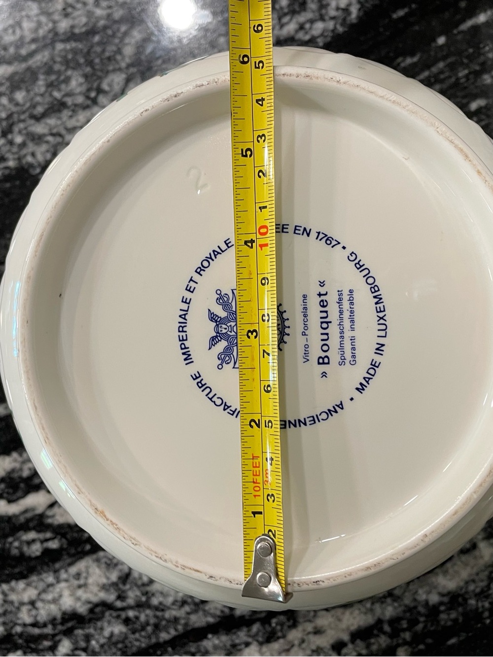 Villeroy & Boch White Porcelain 'Bouquet' Marked Dish - Picture 6 of 8